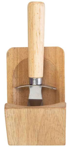 Product image Wooden oyster knife with holder 
