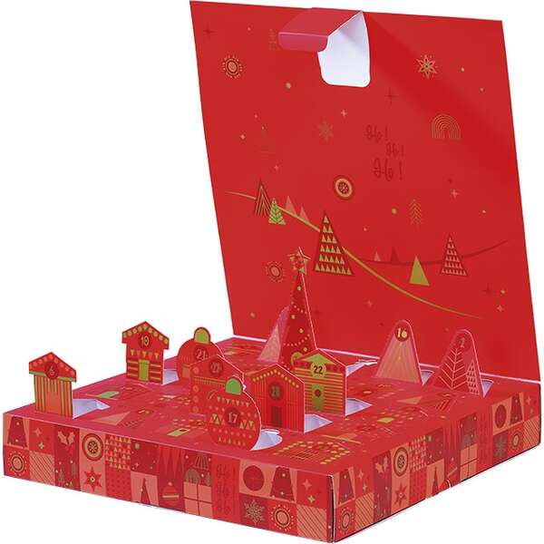 Product image Cardboard Box Advent Calendar “Festive Mosaic” Collection