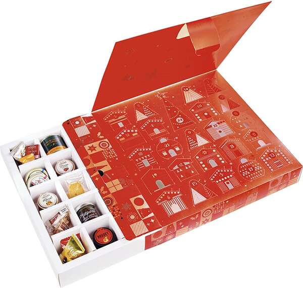Product image Cardboard Box Advent Calendar “Festive Mosaic” Collection