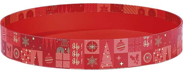 Product image Round Cardboard Basket “Festive Mosaic” Collection