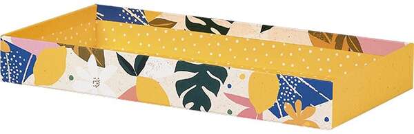 Product image Rectangle Cardboard Basket “Citrus Garden” Collection