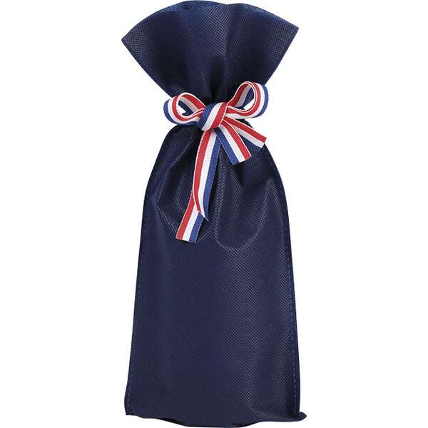 Product image Non-woven polypropylene bag “Navy Blue Tricolor Ribbon” Collection