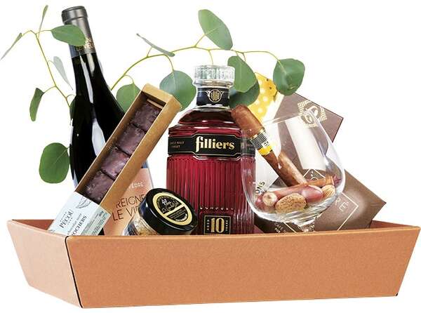 Product image Rectangle Cardboard Basket “Havana” Collection