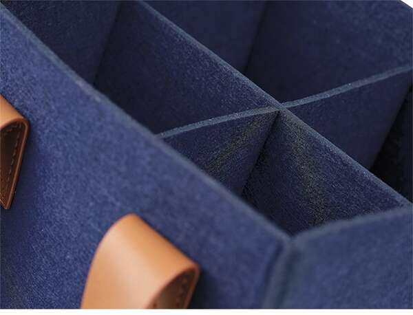 Product image Rectangle felt bag Indigo Collection