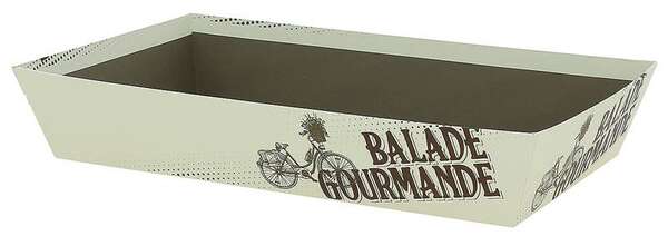 Product image Rectangular Cardboard Basket “Gourmet Walk”