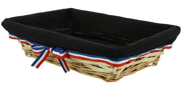 Product image Rectangle Basket Black Lining