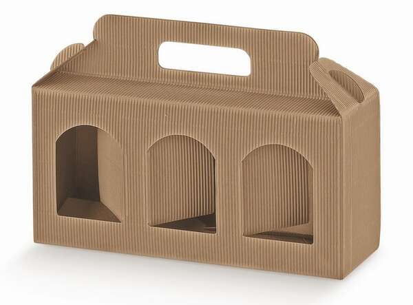 Product image Cardboard 3 pots height 12cm
