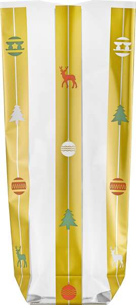 Product image 100 Metallic bags collection “Deck the Halls decorations