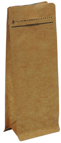 Product image Sachet ZIP kraft intérieur ALU - Version OR