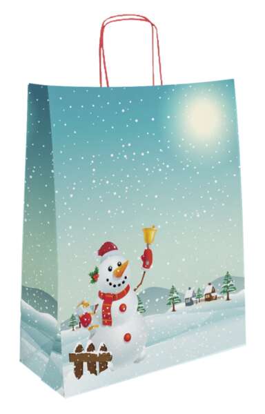 Product image Christmas Snowman” Paper Bag