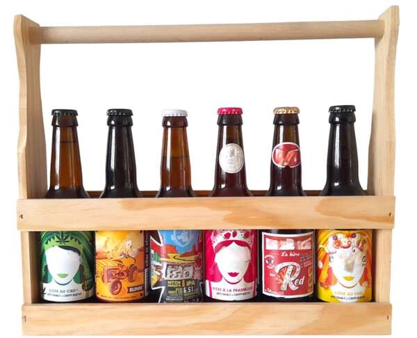 Product image Bottle shape box 6x33cl Long Neck
