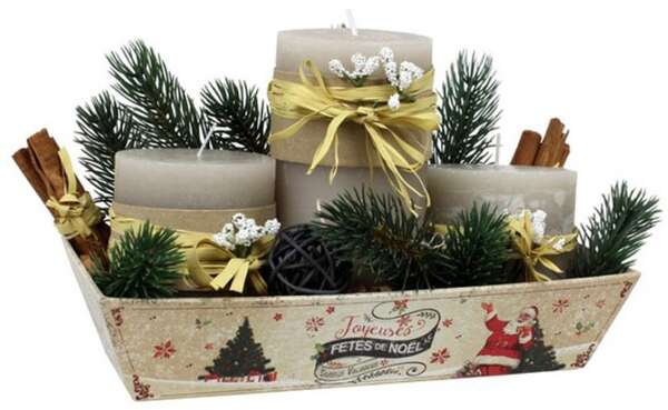 Product image Small banneton “Happy Christmas Holidays”