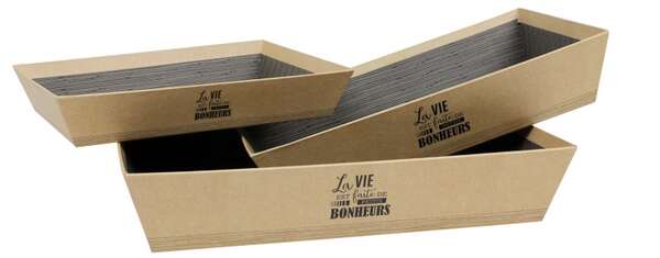 Product image Kraft basket “Life is made of little joys”