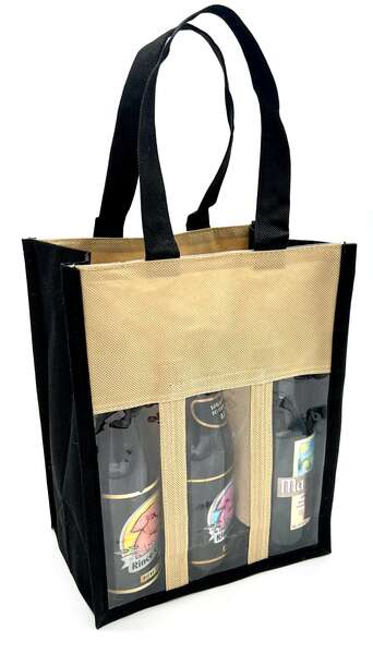 Product image Non-woven bag for 6 bottles 33cl Longneck