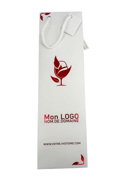 Product image Bottle bags without window White  (Customization possible)
