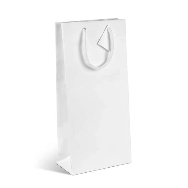 Product image Paper bag for 2 bottles White without window