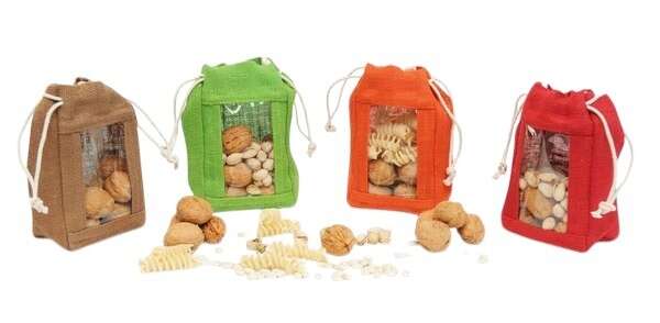 Product image Colorful jute pouch bags