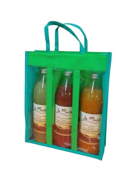 Product image Non-woven bottle's bag with window