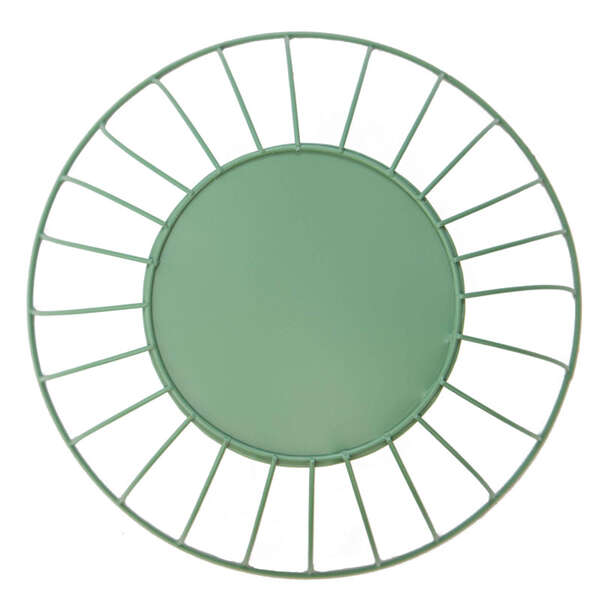 Product image Wild green round metal basket