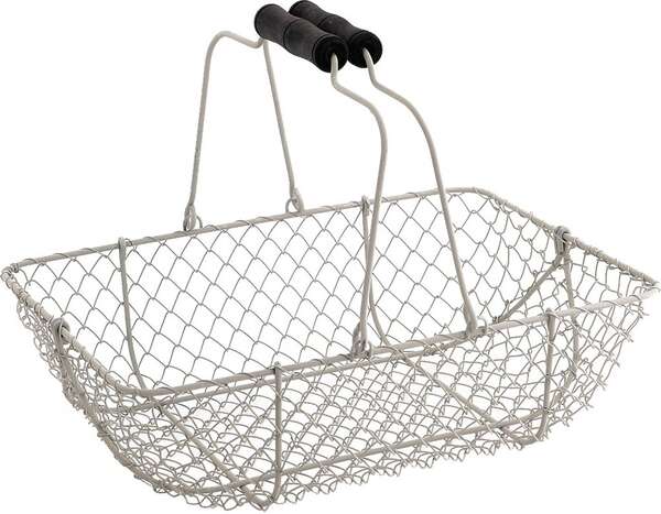 Product image Aged White Wire Basket