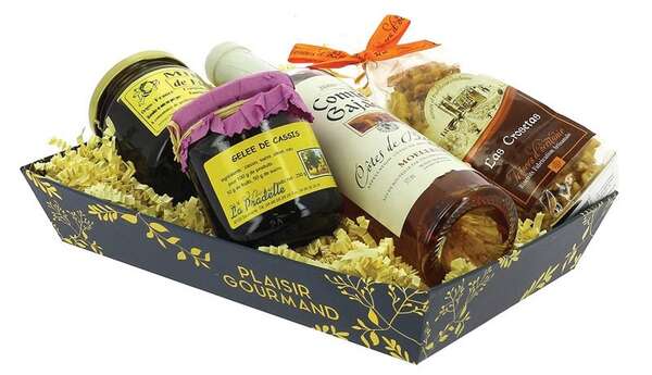 Product image Rectangle Cardboard Basket Plaisir Gourmand