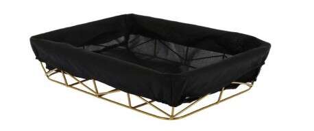 Product image Openwork metal basket Black lining