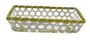 Product image White and green basket