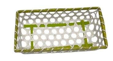 Product image White and green basket