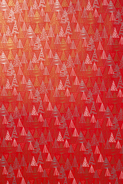 Product image Red Silhouette Tree Wrapping Paper Rolls