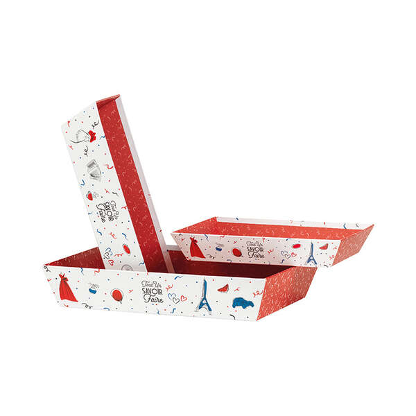 Product image Rectangular cardboard basket: A WHOLE EFFORT