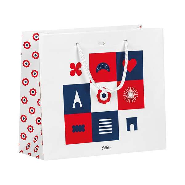Product image TRICOLOR CHECKERED paper bag