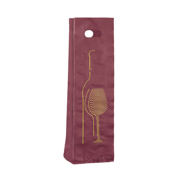 Product image Bottle bags with die-cut handles, 1 or 2 bottles