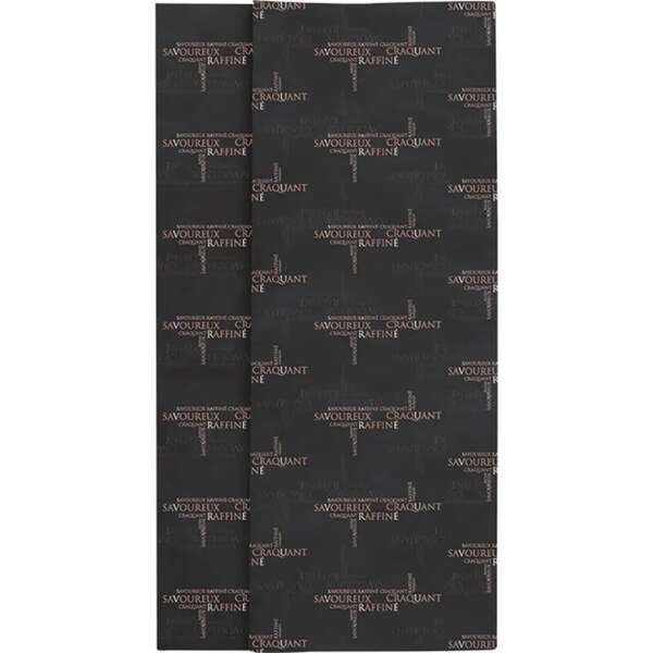 Product image Black tissue paper with a SAVOUREUX design - Pack of 240 sheets
