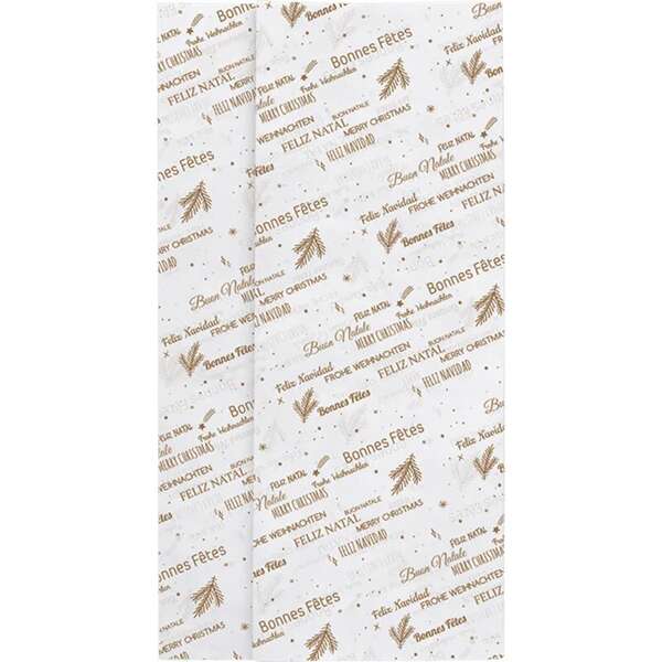 Product image White/gold tissue paper with 
