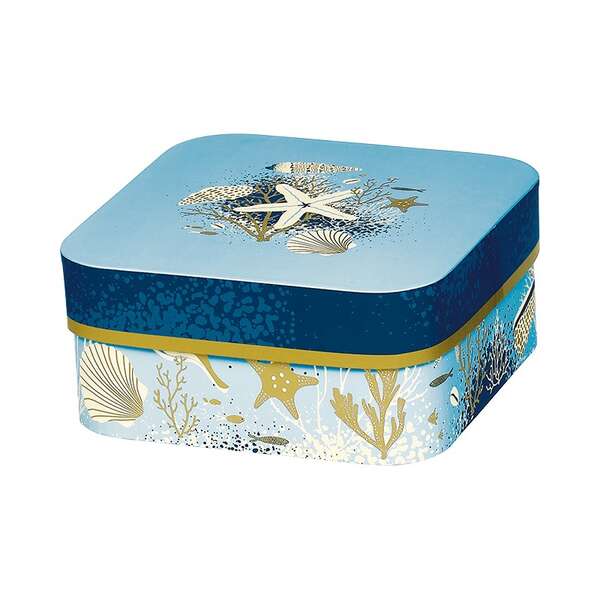 Product image Square cardboard box ECUME DES MERS