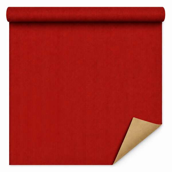 Product image Two-Tone Kraft Paper Roll – Red