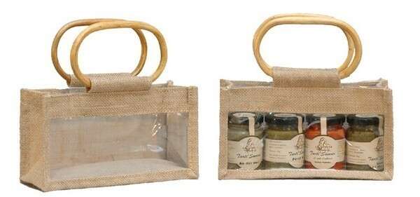 Product image Jute bag for 3 jars x 250 or 125 gr