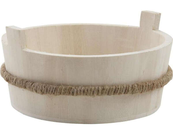 Product image Wooden Basket Ø 19 h 7 cm