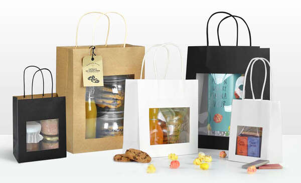 Product image White Kraft Bag with window
