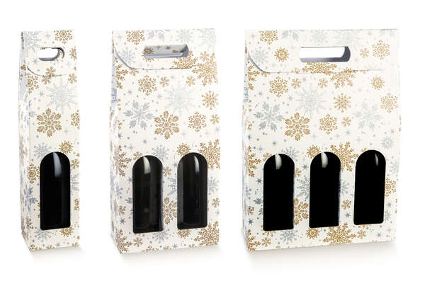 Product image Box 1, 2, 3 bottles with window Collection CRYSTAL