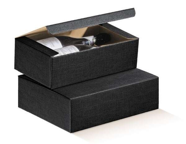 Product image Milan Black cardboard box 3 bottles