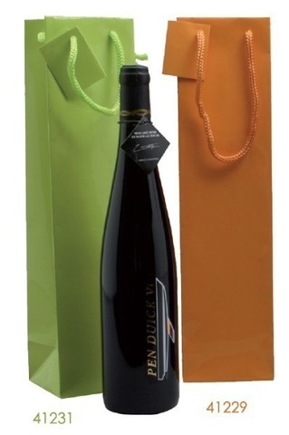 Luxury glossy bags 160 gr : Bottles packaging