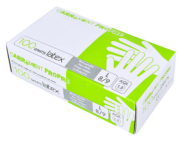 100 gants en Latex : Consumable supplies