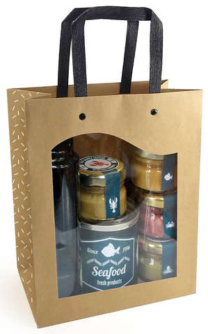 Windowed DELICATESSEN bag : Jars packaging