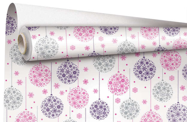 Roll of "Celeste" gift wrap : Packaging accessories