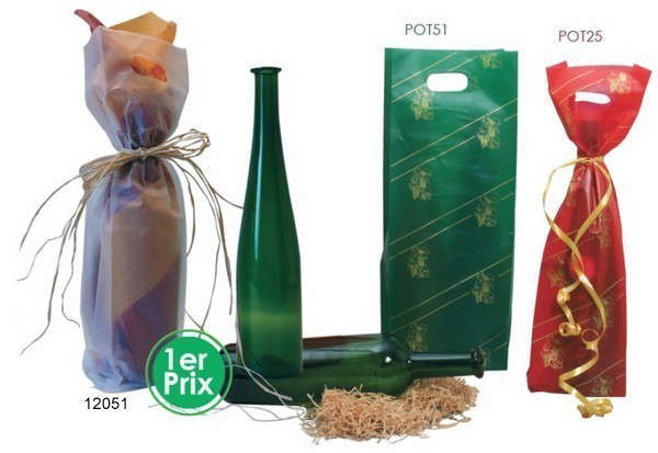 Plastic bag no expensives : Bottles packaging