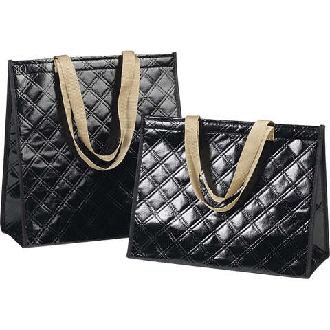 Rectangular isothermal cooler bag, black  : Bags