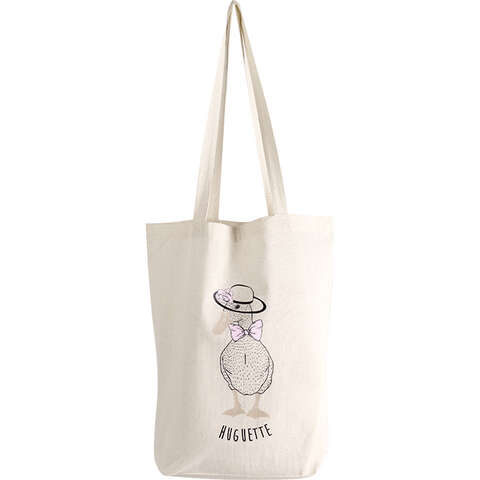 Cotton bag featuring "Huguette the Duck" : Bags