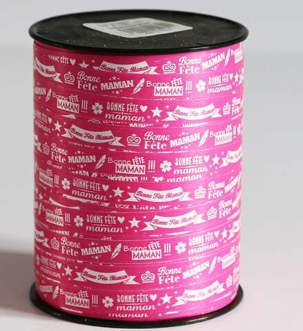 Bolduc "Bonne fête Maman" : Packaging accessories