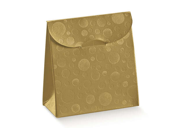 Clutch gift pouch, gold  : Boxes